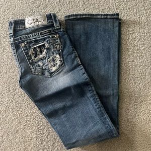 size 23 boot cut miss me jeans! great jeans!
